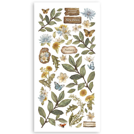 Paper cut-outs 2 Double Face - 4 sheets 15x30.5 cm - Hidden Grove