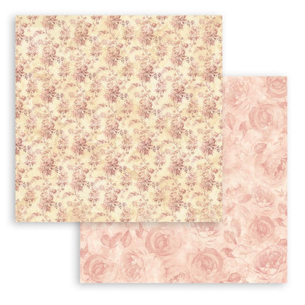 Paper Pad 30.5x30.5 cm - 10 Sheets - Shabby Rose