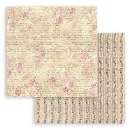 Paper Pad 30.5x30.5 cm - 10 Sheets - Shabby Rose