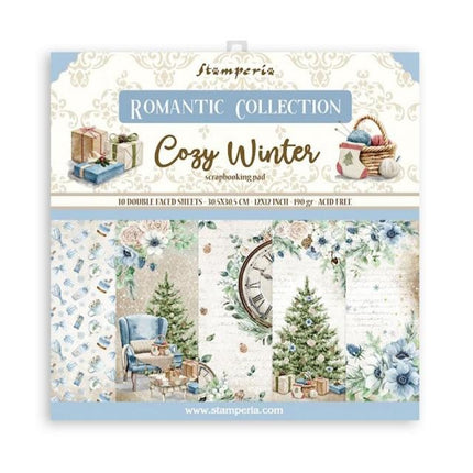 Scrapbooking Pad 10 sheets cm 30,5x30,5 (12"x12") - Romantic Cozy winter