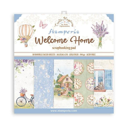 Scrapbooking Pad 10 sheets cm 30,5x30,5 (12"x12") - Create Happiness Welcome Home