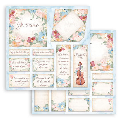 Scrapbooking Pad 10 sheets cm 30,5x30,5 (12"x12") - Create Happiness Oh lá lá