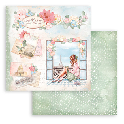 Scrapbooking Pad 10 sheets cm 30,5x30,5 (12"x12") - Create Happiness Oh lá lá