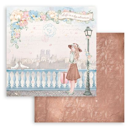 Scrapbooking Pad 10 sheets cm 30,5x30,5 (12"x12") - Create Happiness Oh lá lá
