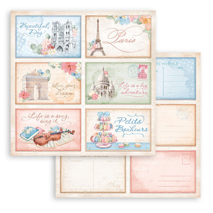 Scrapbooking Pad 10 sheets cm 30,5x30,5 (12"x12") - Create Happiness Oh lá lá