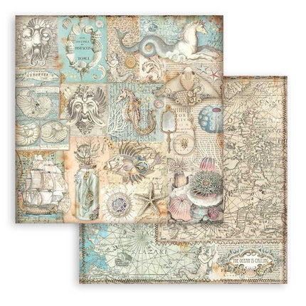 Scrapbooking Pad 10 sheets cm 30,5x30,5 (12"x12") - Songs of the Sea