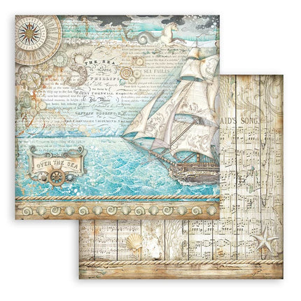 Scrapbooking Pad 10 sheets cm 30,5x30,5 (12"x12") - Songs of the Sea