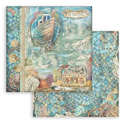 Scrapbooking Pad 10 sheets cm 30,5x30,5 (12"x12") - Songs of the Sea