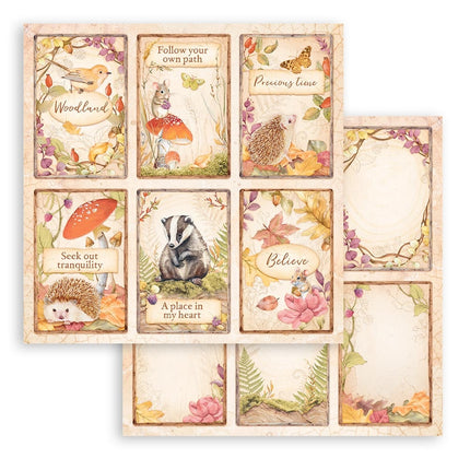 Scrapbooking Pad 10 sheets cm 30,5x30,5 (12"x12") - Woodland