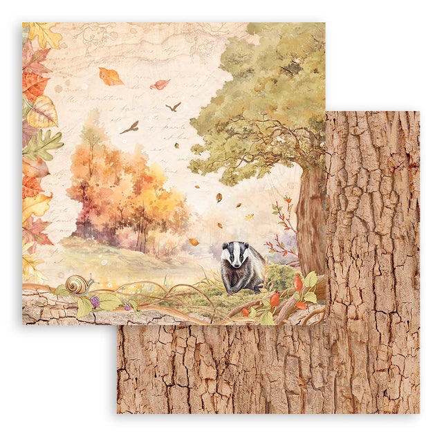 Scrapbooking Pad 10 sheets cm 30,5x30,5 (12"x12") - Woodland