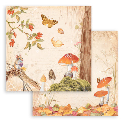 Scrapbooking Pad 10 sheets cm 30,5x30,5 (12"x12") - Woodland