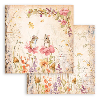 Scrapbooking Pad 10 sheets cm 30,5x30,5 (12"x12") - Woodland