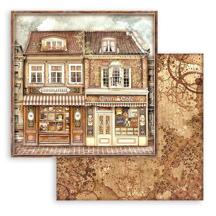 Scrapbooking Pad 10 sheets cm 30,5x30,5 (12"x12") - Coffee and Chocolate