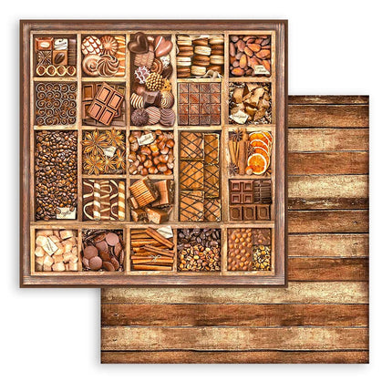 Scrapbooking Pad 10 sheets cm 30,5x30,5 (12"x12") - Coffee and Chocolate