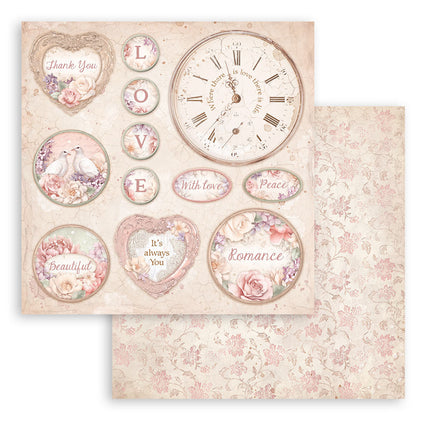 Scrapbooking Pad 10 sheets cm 30,5x30,5 (12"x12") - Romance Forever