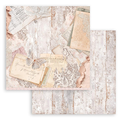 Scrapbooking Pad 10 sheets cm 30,5x30,5 (12"x12") - Romance Forever