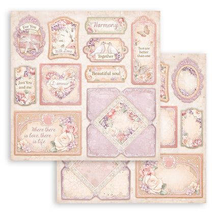 Scrapbooking Pad 10 sheets cm 30,5x30,5 (12"x12") - Romance Forever