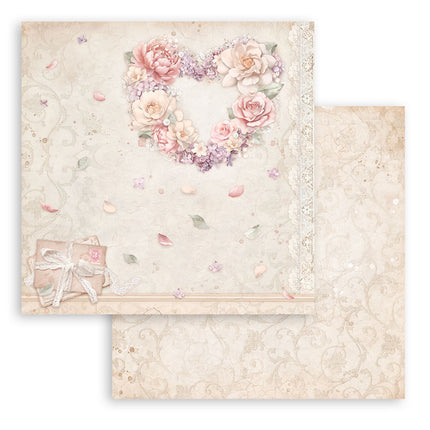 Scrapbooking Pad 10 sheets cm 30,5x30,5 (12"x12") - Romance Forever