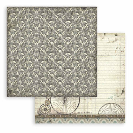 Scrapbooking Pad 10 sheets cm 30,5x30,5 (12"x12") Maxi Background selection - Voyages Fantastiques