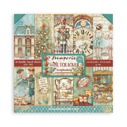 Paper Pad 30.5x30.5 cm - 10 Sheets - The Nutcracker