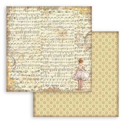 Paper Pad 30.5x30.5 cm - 10 Sheets Maxi Background Selection - The Nutcracker