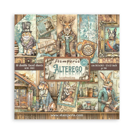Paper Pad 30.5x30.5 cm - 10 Sheets - Alterego