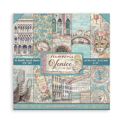 Paper Pad 30.5x30.5 cm - 10 Sheets - Venice City of Art