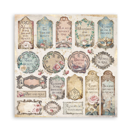 Paper Pad 30.5x30.5 cm - 10 Sheets - Venice City of Art