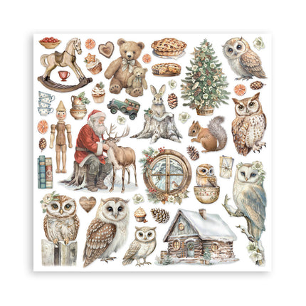 Paper pad 30.5x30.5 cm - 10 sheets - The Owl's House