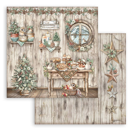Paper pad 30.5x30.5 cm - 10 sheets - The Owl's House