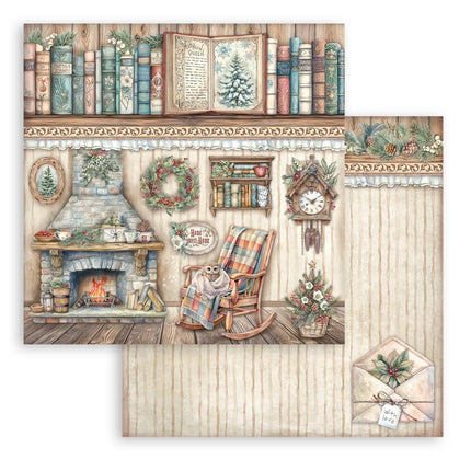 Paper pad 30.5x30.5 cm - 10 sheets - The Owl's House