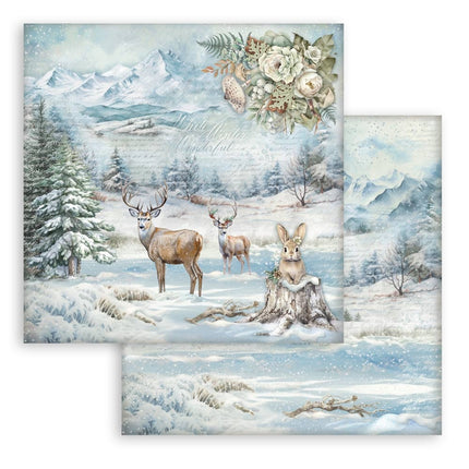 Paper pad 30.5x30.5 cm - 10 sheets - The Owl's House