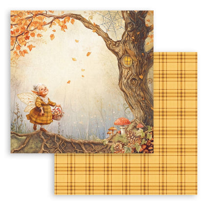 Paper pad 30.5x30.5 cm - 10 sheets - Whispering woods
