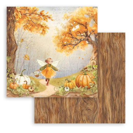 Paper pad 30.5x30.5 cm - 10 sheets - Whispering woods
