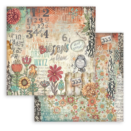 Paper Pad 30.5x30.5 cm - 10 Sheets - Furry Friends  