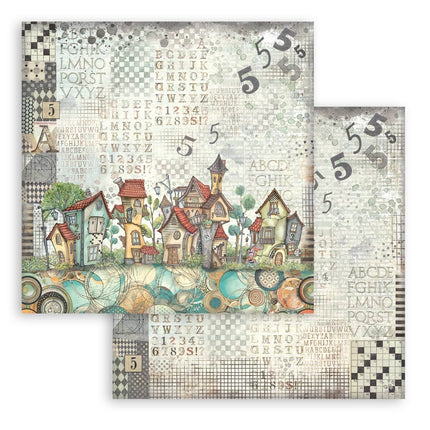 Paper Pad 30.5x30.5 cm - 10 Sheets - Furry Friends  