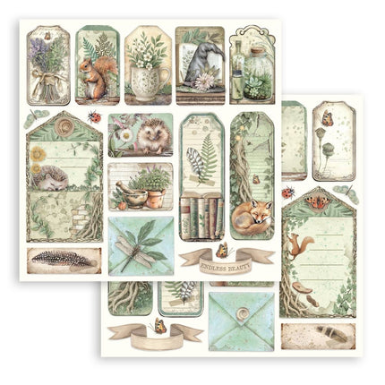Paper Pad 30.5x30.5 cm - 10 Sheets - Herbarium Silvae