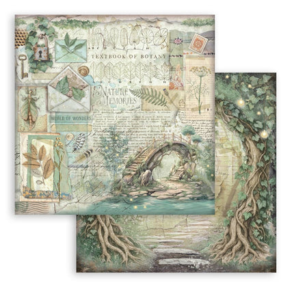 Paper Pad 30.5x30.5 cm - 10 Sheets - Herbarium Silvae