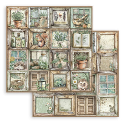Paper Pad 30.5x30.5 cm - 10 Sheets - Herbarium Silvae