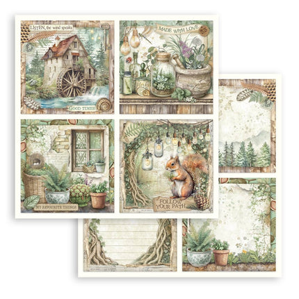 Paper Pad 30.5x30.5 cm - 10 Sheets - Herbarium Silvae