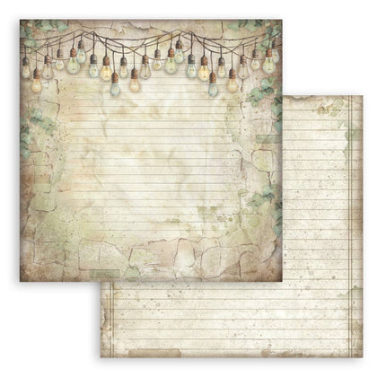 Paper Pad 30.5x30.5 cm - 10 Sheets Background Selection - Herbarium Silvae