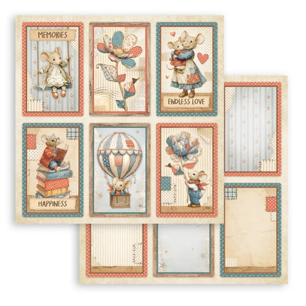 Scrapbooking Pad 10 sheets 30.5x30.5 cm (12"x12") - Family
