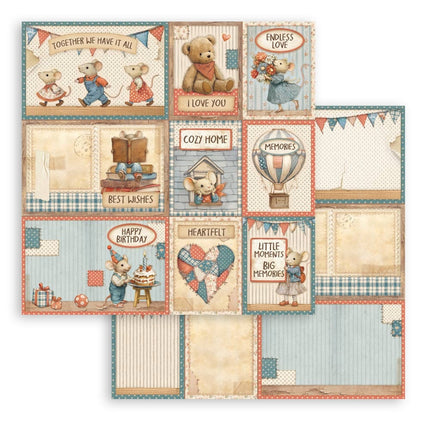 Scrapbooking Pad 10 sheets 30.5x30.5 cm (12"x12") - Family