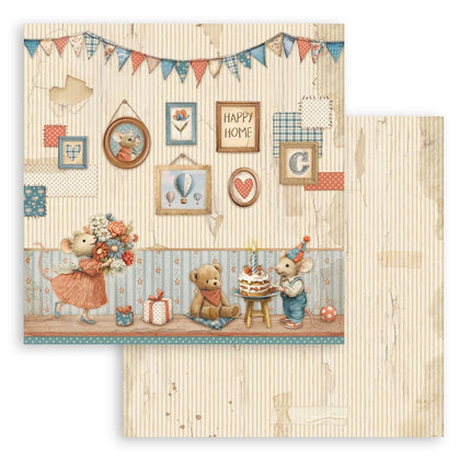 Scrapbooking Pad 10 sheets 30.5x30.5 cm (12"x12") - Family