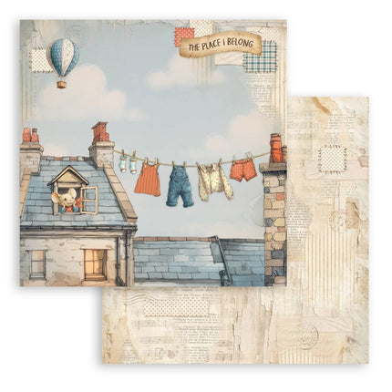 Scrapbooking Pad 10 sheets 30.5x30.5 cm (12"x12") - Family