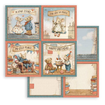 Scrapbooking Pad 10 sheets 30.5x30.5 cm (12"x12") - Family
