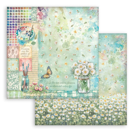 Scrapbooking Pad 10 sheets 30.5x30.5 cm (12"x12") - Daisy Art