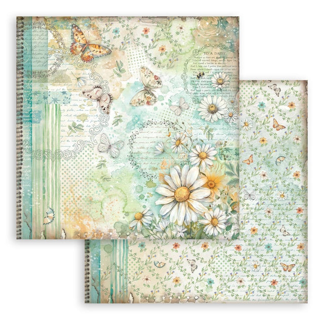 Scrapbooking Pad 10 sheets 30.5x30.5 cm (12"x12") - Daisy Art