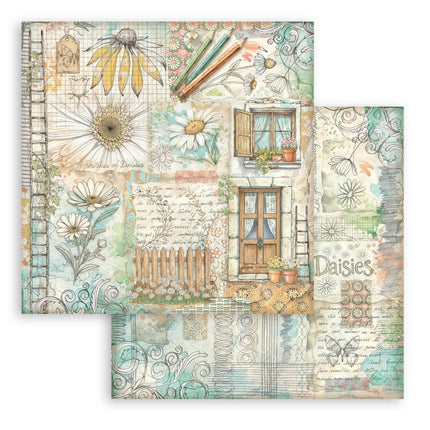 Scrapbooking Pad 10 sheets 30.5x30.5 cm (12"x12") - Daisy Art