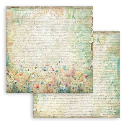 Scrapbooking Pad 10 Sheets cm 30.5x30.5 (12"x12") Background Selection - Daisy Art